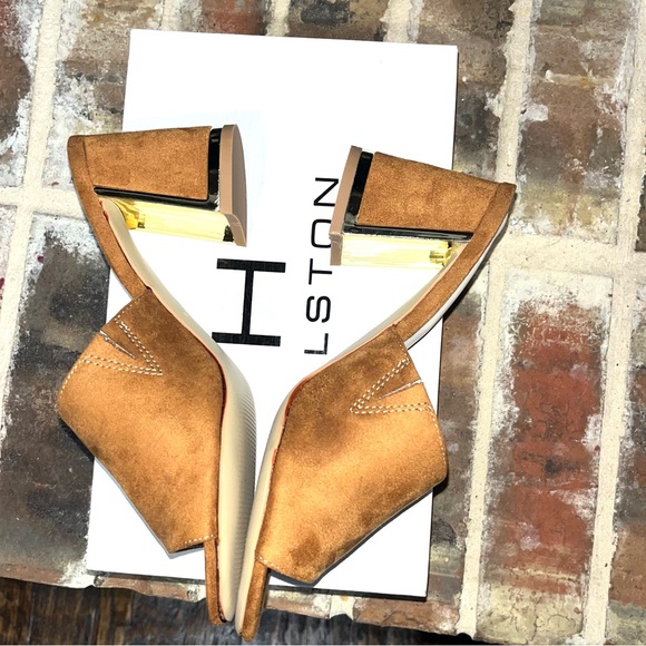 H by Halston Spain Chunky Block Heel open toe dress sandals - Picture 5 of 8